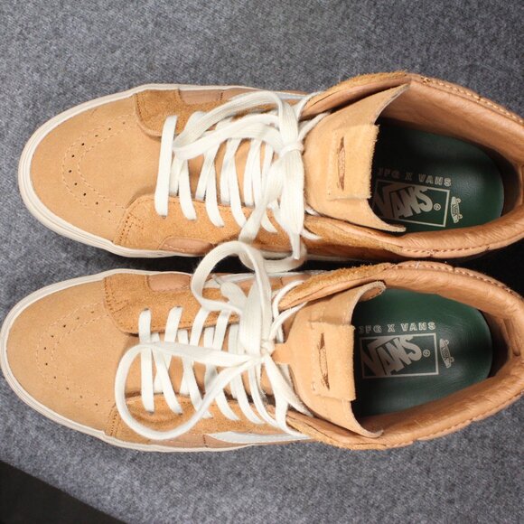 VANS X JOE FRESH GOODS SK8 HI Reissue JFG Camel Platform Shoes Mens Size 12 - Picture 10 of 12